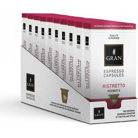 Καφές σε κάψουλες GRAN ESPRESSO RISTRETTO (10 τεμάχια)